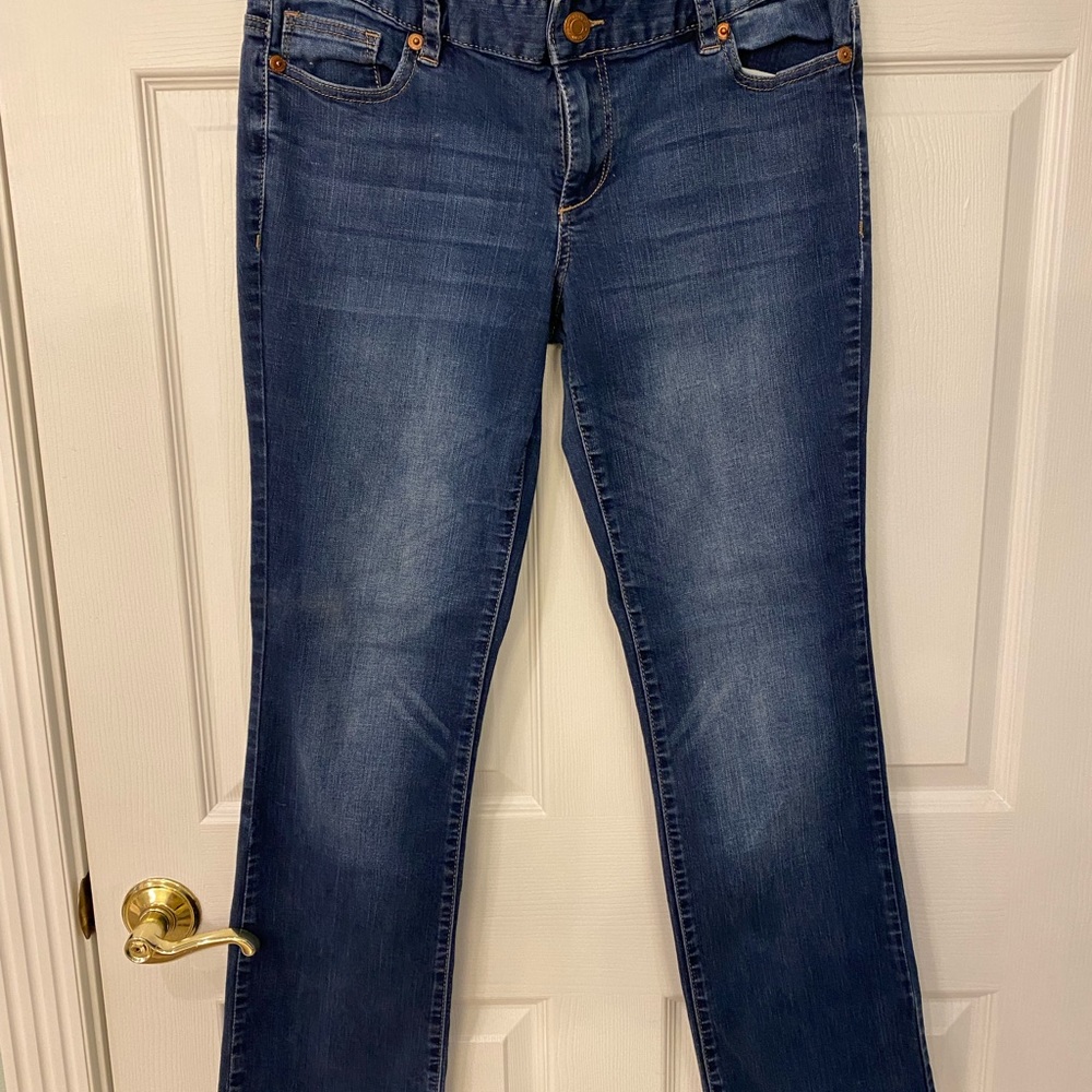 Maurice’s boot cut jeans.